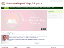 Tablet Screenshot of gdcpithapuram.com